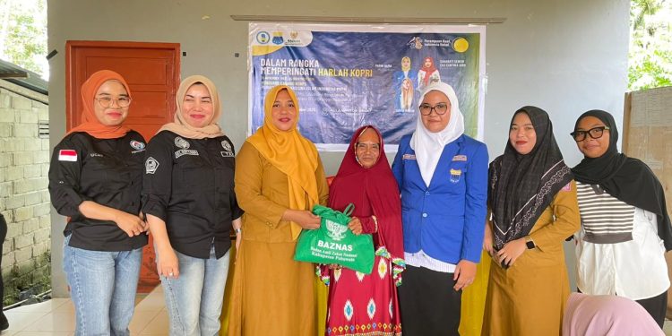 HARLA KOPRI ke-58, KOPRI PMII Pohuwato dan BAZNAS Gelar Sosialisasi dan Salurkan Bantuan Sembako untuk Warga Pra-Sejahtera