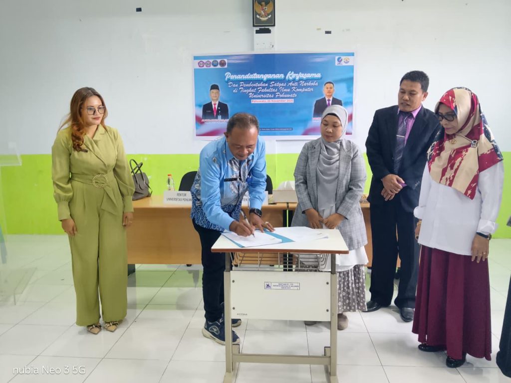 Kolaborasi Strategis Fakultas Ilmu Komputer UNIPO dan BNNK Pohuwato Perkuat Edukasi Bahaya Narkoba di Kampus