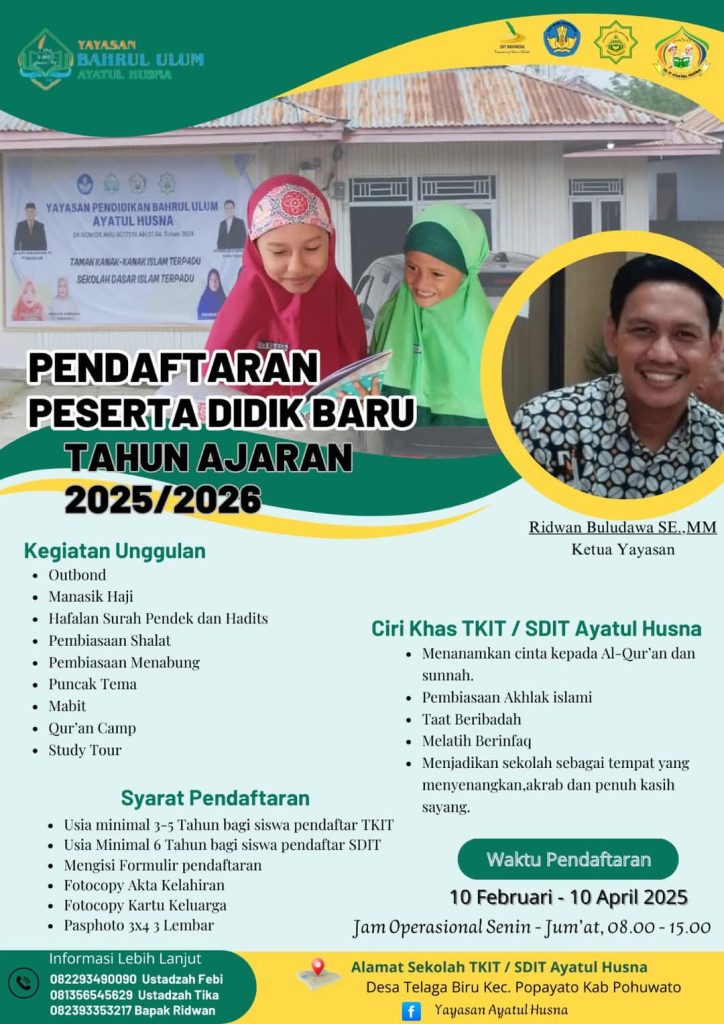 Yayasan Bahrul ulum ayatul Husna hadir untuk negeri