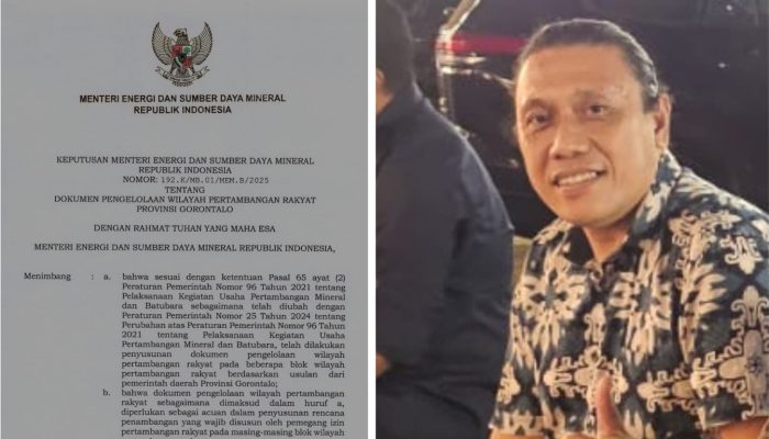 MPI Soroti Pernyataan Gubernur Gorontalo, WPR Pohuwato Dinilai Sudah Diverifikasi Kementerian ESDM