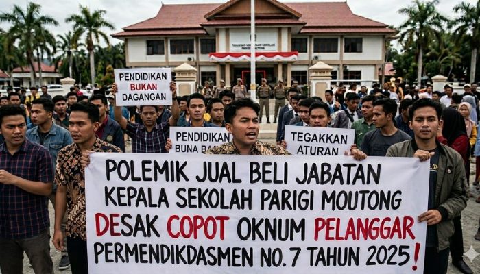 Polemik Jual Beli Jabatan Kepsek di Parigi Moutong Menguat, Gerakan Muda Desak Pencopotan Oknum dan Audit Total