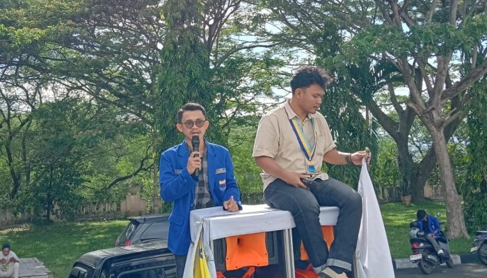 PMII Kota Gorontalo Gelar Aksi Saat Penutupan PENAS, Soroti Konflik Agraria dan Kebijakan Nasional