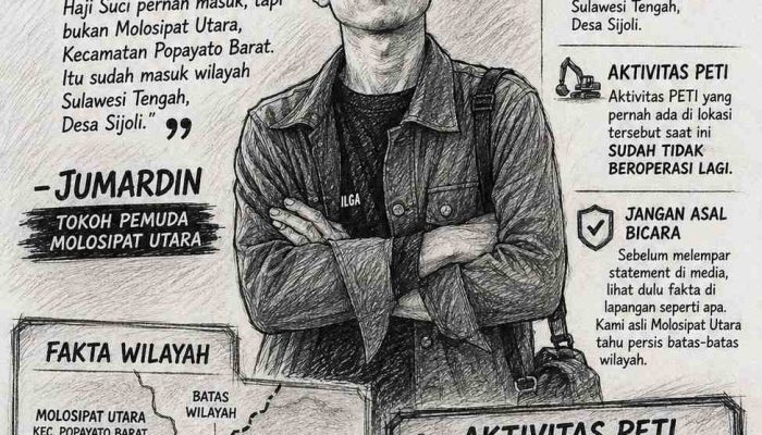 Isu PETI Dikaitkan dengan Haji Suci, Tokoh Pemuda Molosipat Utara: Jangan Asal Sebut Wilayah!