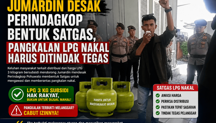 Jumardin Desak Perindagkop Bentuk Satgas, Pangkalan LPG Nakal Harus Ditindak Tegas