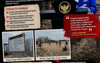 Kevin Lapendos Soroti Pengawasan Proyek KNMP Kalumbatan, Desak Evaluasi Tata Kelola dan Pengamanan Area Konstruksi