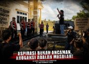 Kevin Lapendos Soroti Dugaan Sikap Arogan Oknum Polisi Saat Aksi Damai Aliansi Pemuda Kalumbatan Di Depan Polres Bangkep
